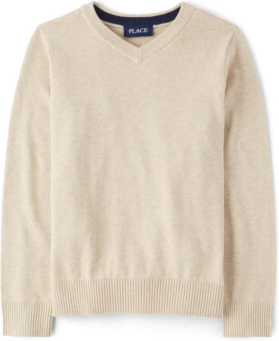 The Children's Place Big Boys' Kid Long Sleeve Sweater | Amazon (US)