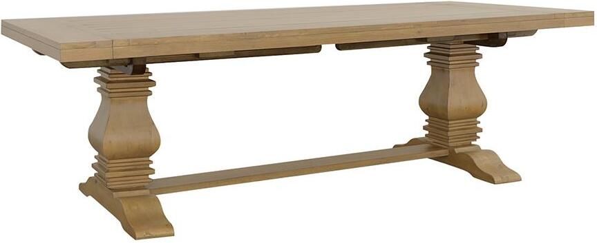 Florence Warm Natural Extendable Rectangular Dining Table | 1StopBedrooms | 1stopbedrooms