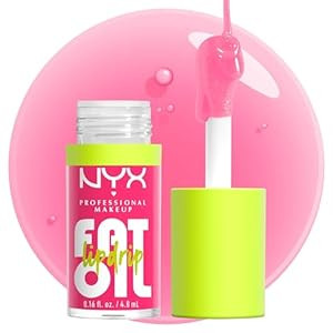 NYX PROFESSIONAL MAKEUP Fat Oil Lip Drip, Moisturizing, Shiny and Vegan Tinted Lip Gloss - Missed... | Amazon (US)