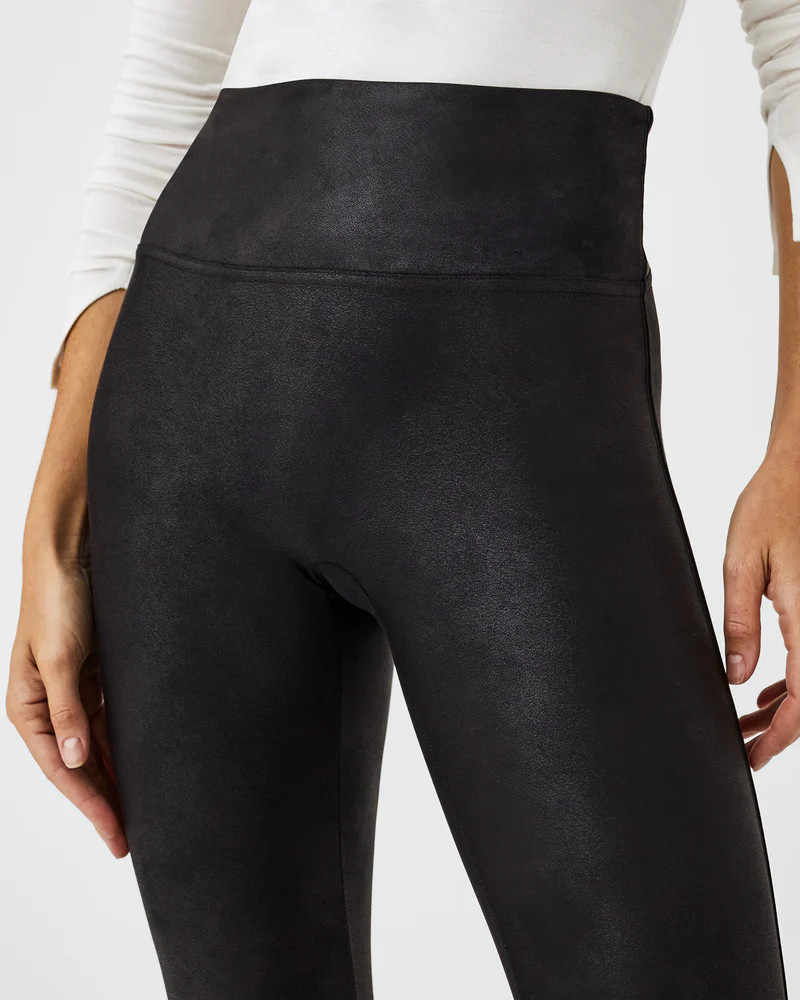 SPANXshape™ Faux Leather Fleece Lined Leggings | Spanx