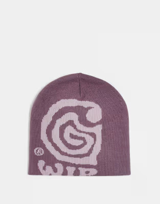 Carhartt WIP helix beanie in dark pink | ASOS | ASOS (Global)