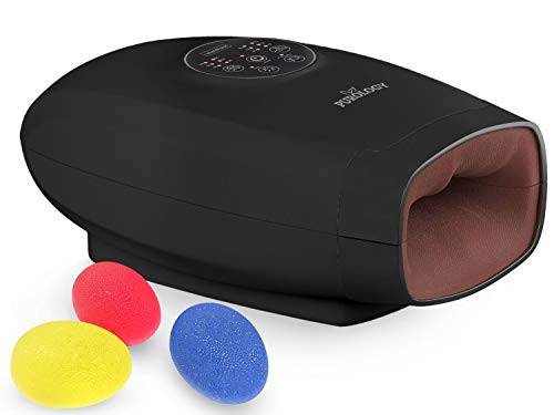 Purology LXB Hand Massager Machine for Arthritis and Carpel Tunnel Ball with Heat and Compression, Wrist Massager for Carpel Tunnel Relief, Cordless Reflexology | 3 Hand Therapy Balls | Amazon (US)