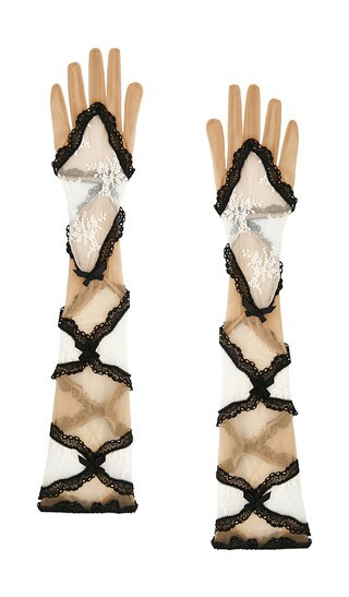 Arleth Glove in Black & Nude | Revolve Clothing (Global)