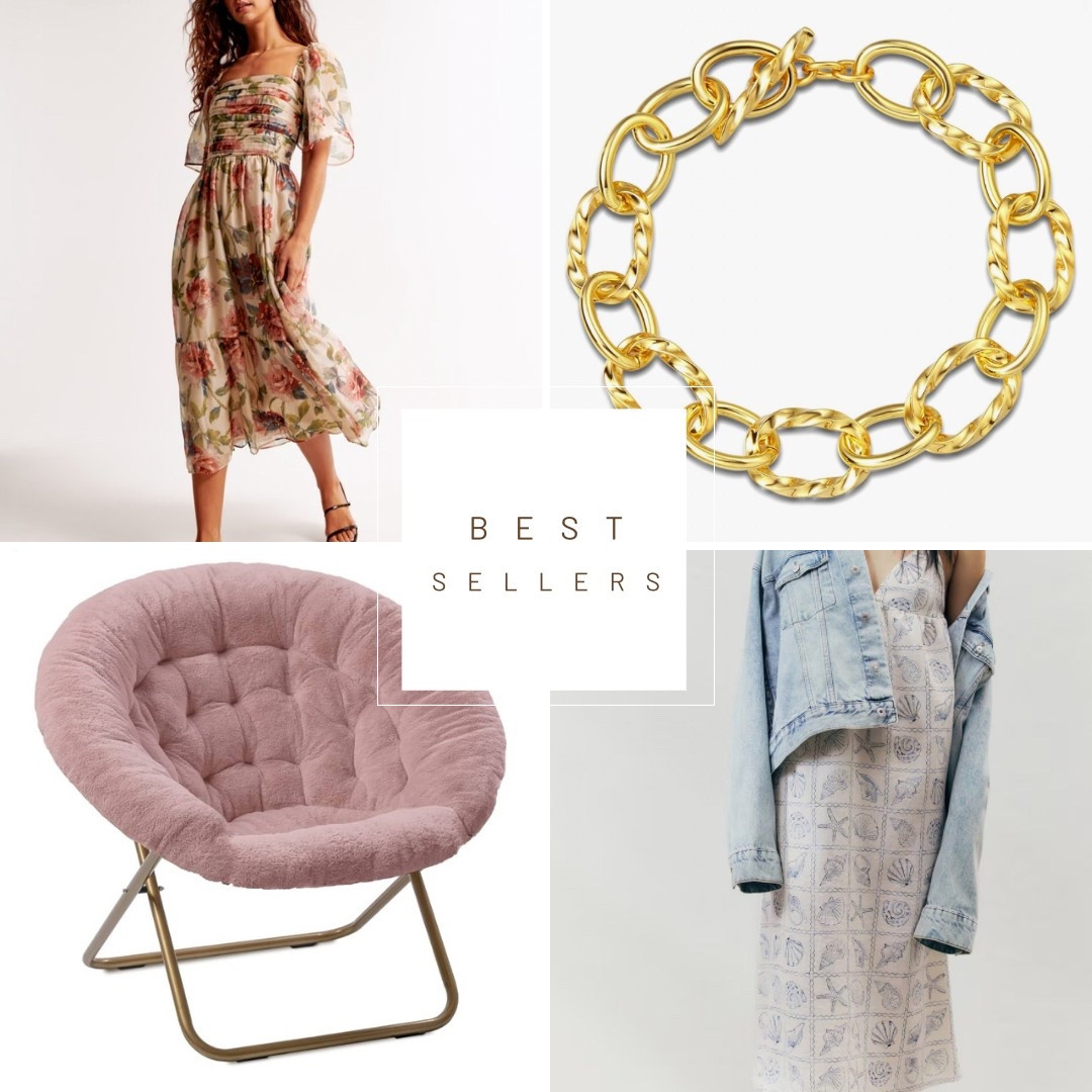 Best Sellers

Ltkfindsunder100 / ltkfindsunder50 / LTKstyletip / ltkmidsize / ltkplussize / LTKhome / best sellers / best selling / Amazon / Amazon finds / Amazon style / Amazon sale / sale alert / sale / egg chair / oversized chair / Abercrombie and fitch / Abercrombie / Emerson dress / Abercrombie dress / summer outfit / summer outfits / summer dress / H&M / seashell dress / coastal / coastal dress / garden party / tea party / gold bracelet / gold jewelry / puff sleeve dress / smocked dress / maxi dress / midi dress / plus size fashion 

#LTKGiftGuide #LTKSaleAlert #LTKSeasonal