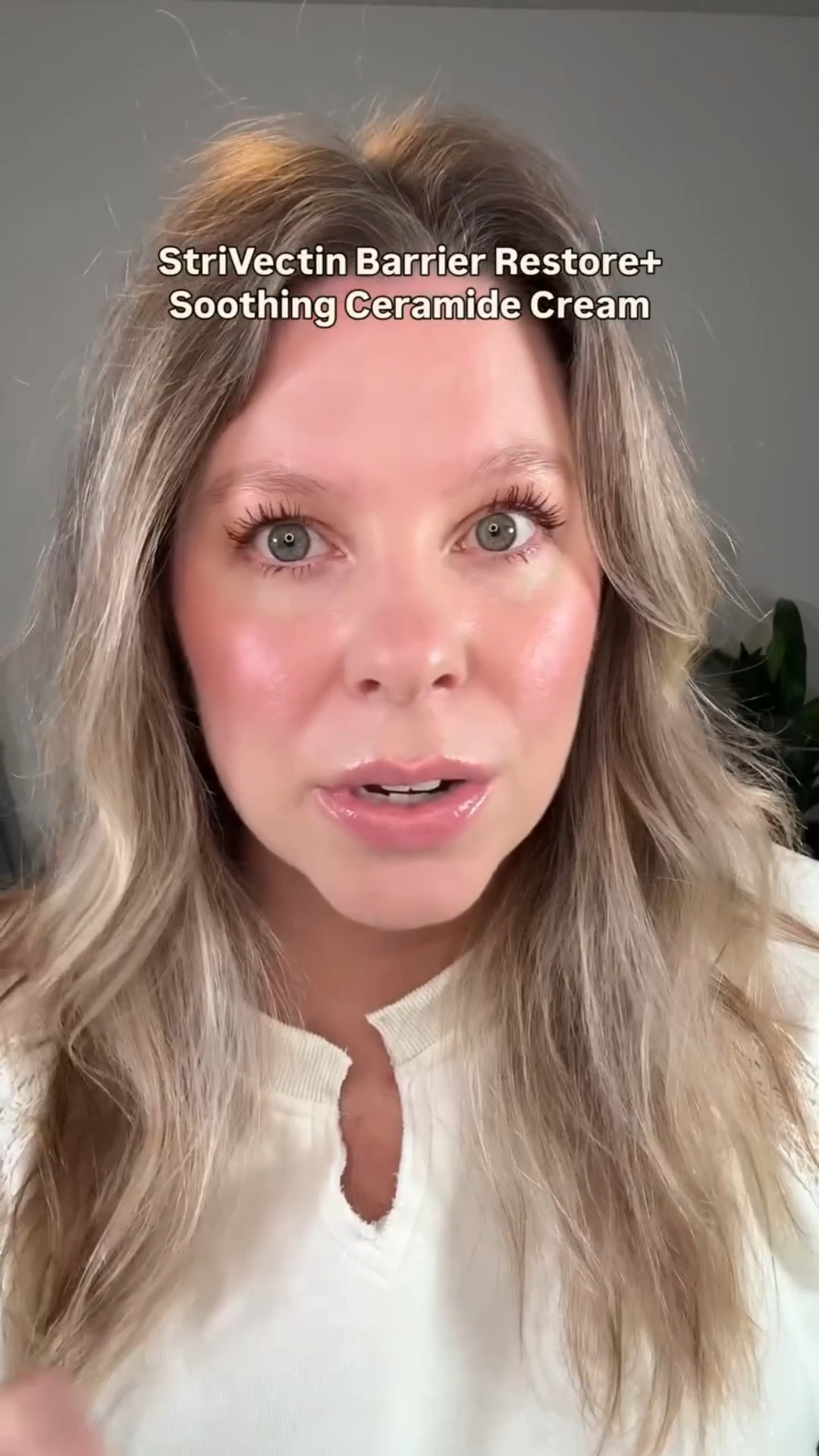 Prioritizing my skin barrier health is a must for me, especially as a rosacea gal! I’ve really been enjoying this @strivectin Barrier Restore+ Soothing Ceramide Cream. It’s designed to reduce redness, strengthen your skin barrier, smooth texture and give your skin some much needed hydration (and glow!!). If you’re struggling with redness, sensitivity or a compromised skin barrier, I definitely recommend checking this cream out. I cannot wait to see how my skin does as I continue to use it! I’ll definitely keep you posted. DM me for more info or visit @ultabeauty . #StriVectin #StriVectinPartner #BarrierRestore