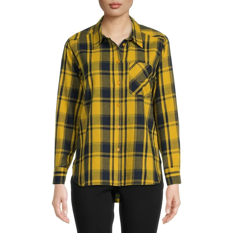 Time and Tru Women's Flannel Shirt | Walmart (US)