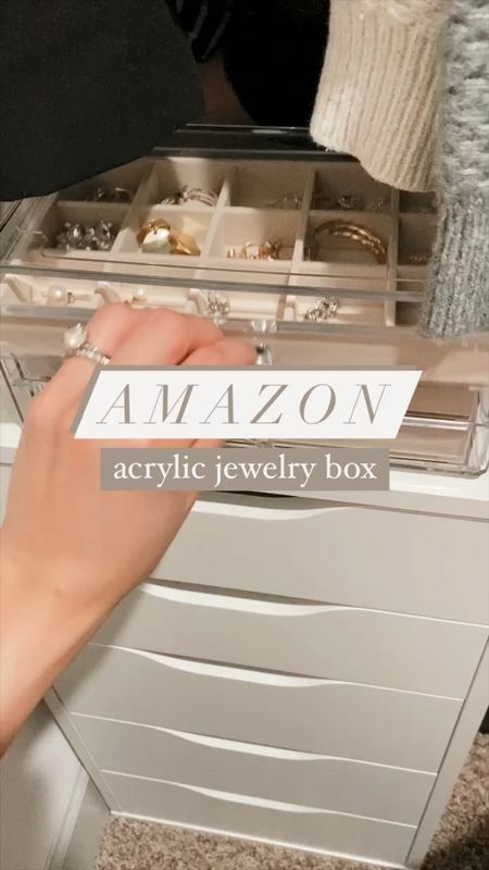 Loving this acrylic jewelry box from Amazon! It’s so customizable and a great way to keep your jewelry organized and untangled! Linking my travel jewelry box as well! ✨

jewelry box // acrylic jewelry box // jewelry storage // jewelry organization 

#LTKstyletip #LTKunder50 #LTKhome