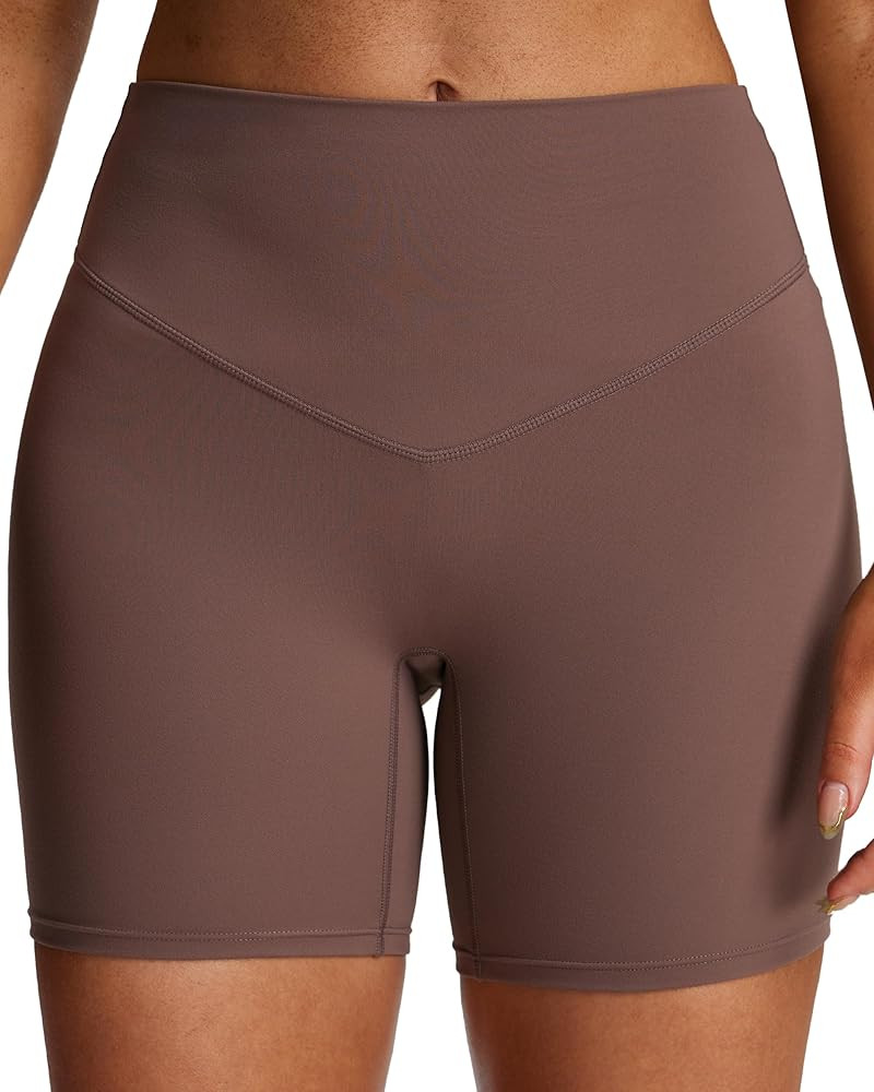 Aoxjox Breeze Workout Biker Shorts for Women Tummy Control High Waisted Exercise Athletic Gym Run... | Amazon (US)