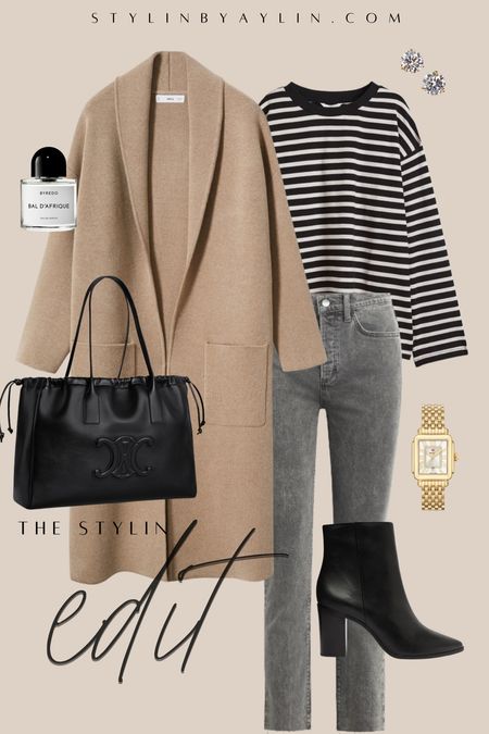 The Stylin Edit- One coat styled 4 ways, I’m just shy of 5’7 and wear the size S coat. Casual style, jeans, accessories, StylinByAylin 

#LTKstyletip #LTKSeasonal #LTKunder100