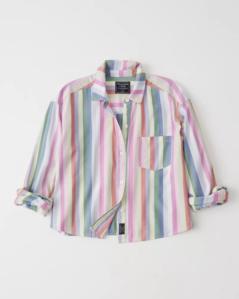 Preppy Button-Up Shirt | Abercrombie & Fitch US & UK