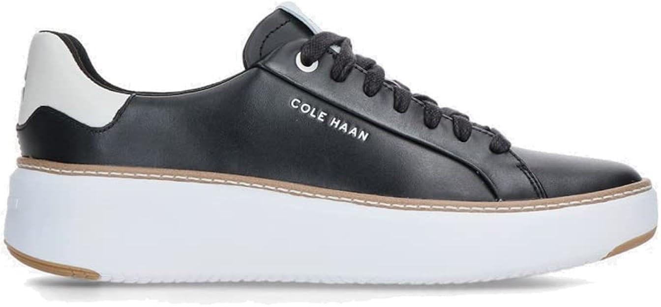 Cole Haan Grandpro TopSpin Sneaker Black/White Leather 10 B (M) | Amazon (US)