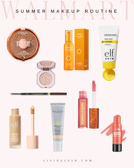 Walmart finds | Walmart beauty | Beauty picks | Summer makeup | Summer beauty | Affordable makeup | E.L.F. | Bronzer | Blush | CC Cream | Makeup routine | Makeup tutorial

#LTKxelfCosmetics #LTKSeasonal #LTKBeauty