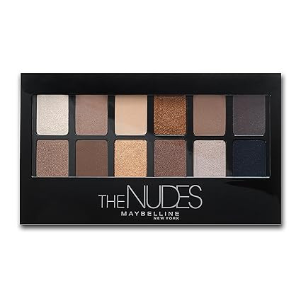 Maybelline New York The Nudes Eyeshadow Palette, 12 Shades | Amazon (US)