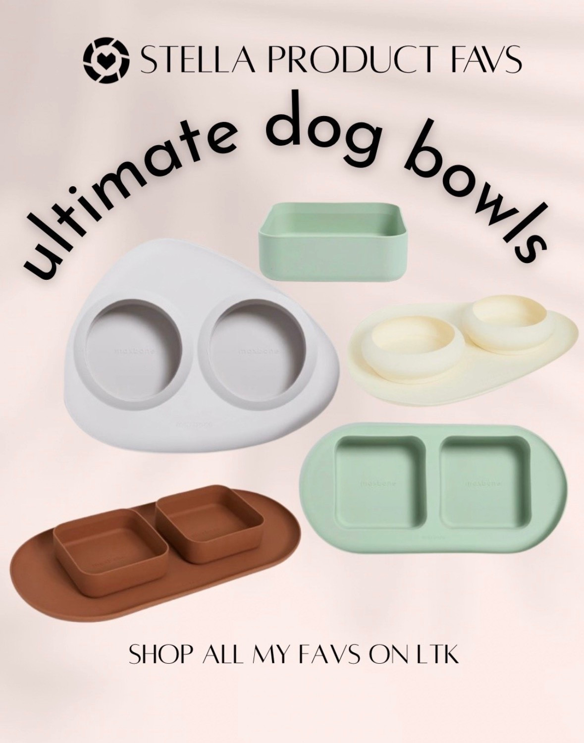 Best modern dog bowls ✨🤌🏼 Use code STELLA10 when shopping theses bowls 

#LTKGiftGuide #LTKHome #LTKFindsUnder50