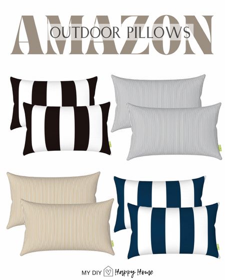 Outdoor pillows
Several sizes do choose from
Multiple pattern options  

#LTKSeasonal #LTKFamily #LTKHome