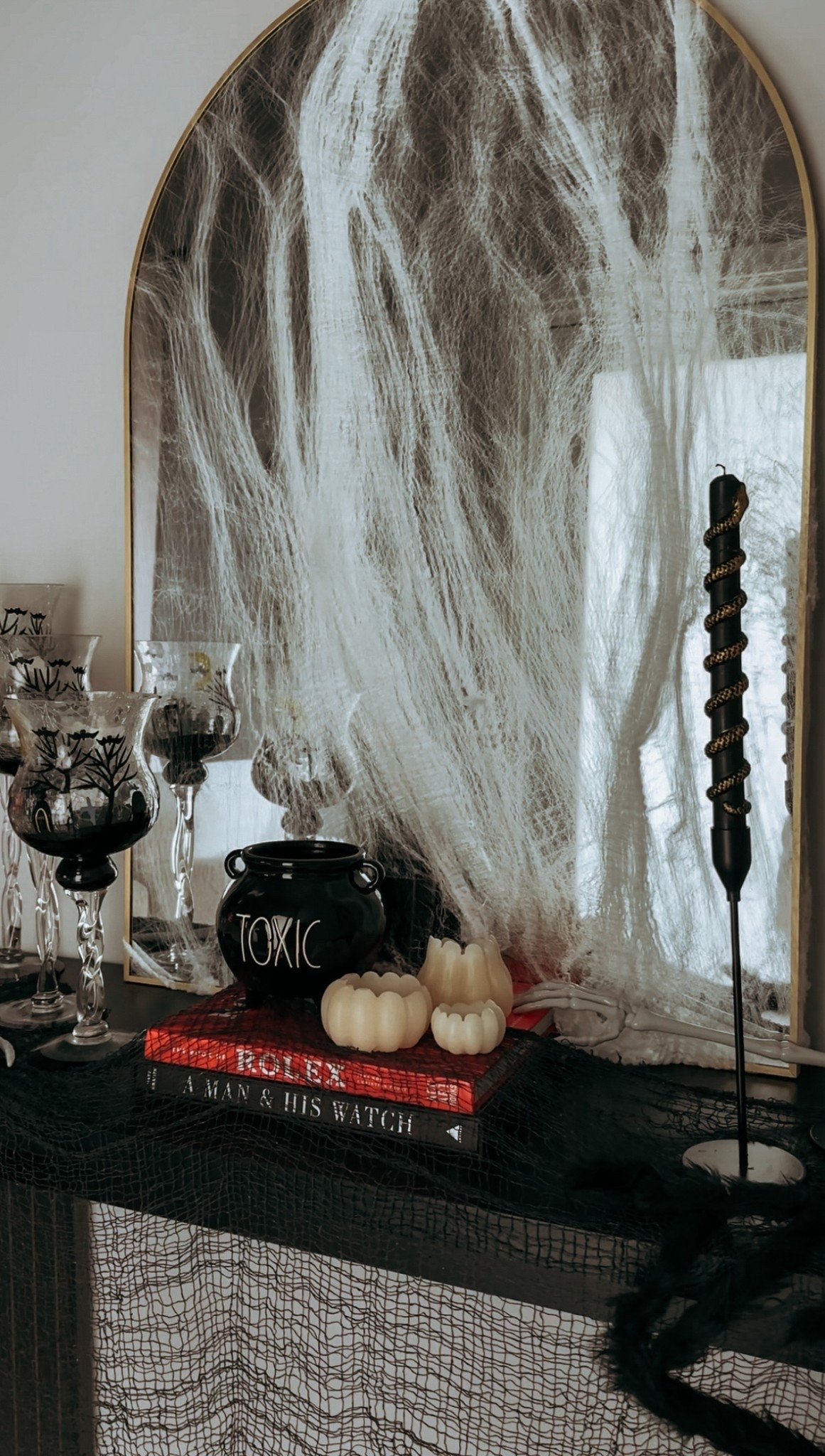 love me some Halloween decor! What’s not linked it’s from
HomeGoods! (Snake candles pictured are from Aldi) 

#LTKSeasonal #LTKHalloween #LTKHome