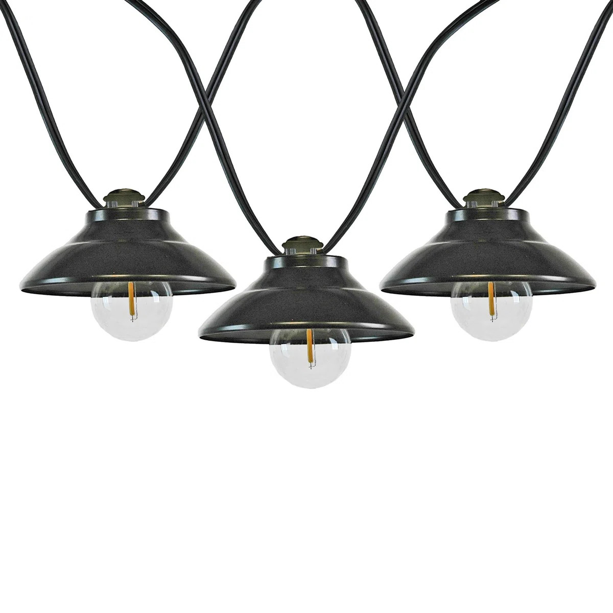 Doyne Outdoor 10 - Bulb 11'' Plug-in LED Globe String Light | Wayfair North America