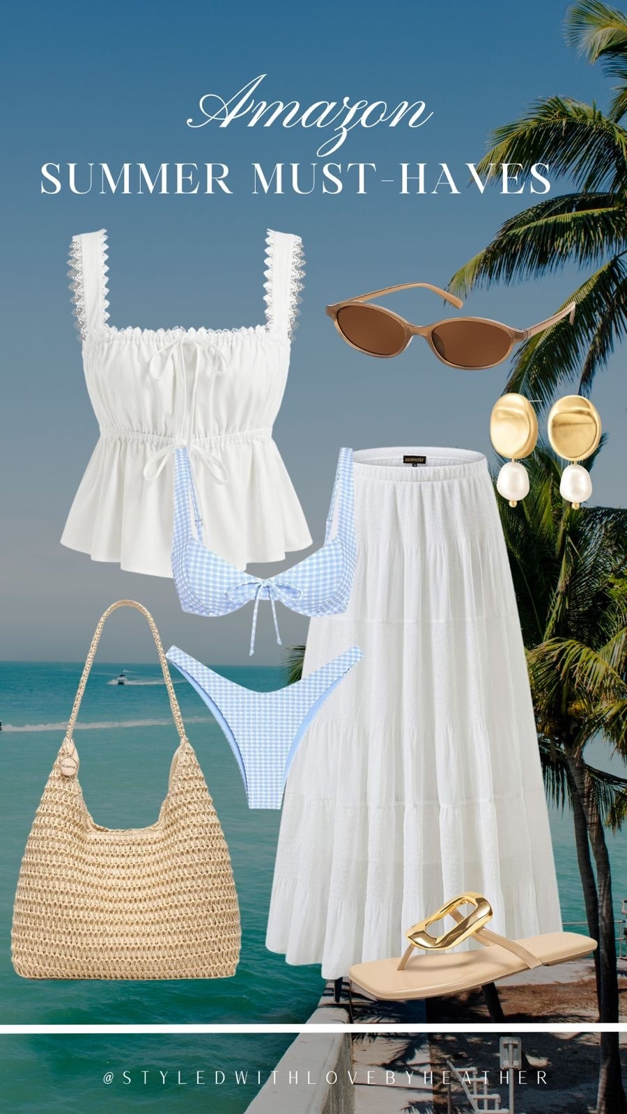 Everything you need for a chic beach day, summer getaway, or poolside weekend in one outfit.

#LTKitalia #LTKeurope #LTKsummer