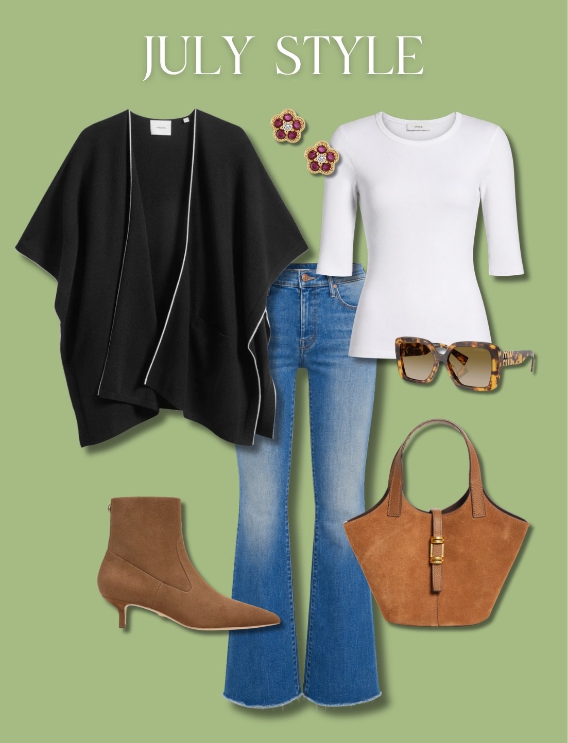 Outfit of the week! Everything on this board is on sale for the Nordstrom Anniversary Sale! I’ve been eyeing this cape, and I just ordered it today 🤩 I own and love these jeans, and these kitten heel booties are one of my favorite shoes of the sale! Happy shopping 🤍🤍

#LTKSaleAlert #LTKOver40 #LTKSeasonal