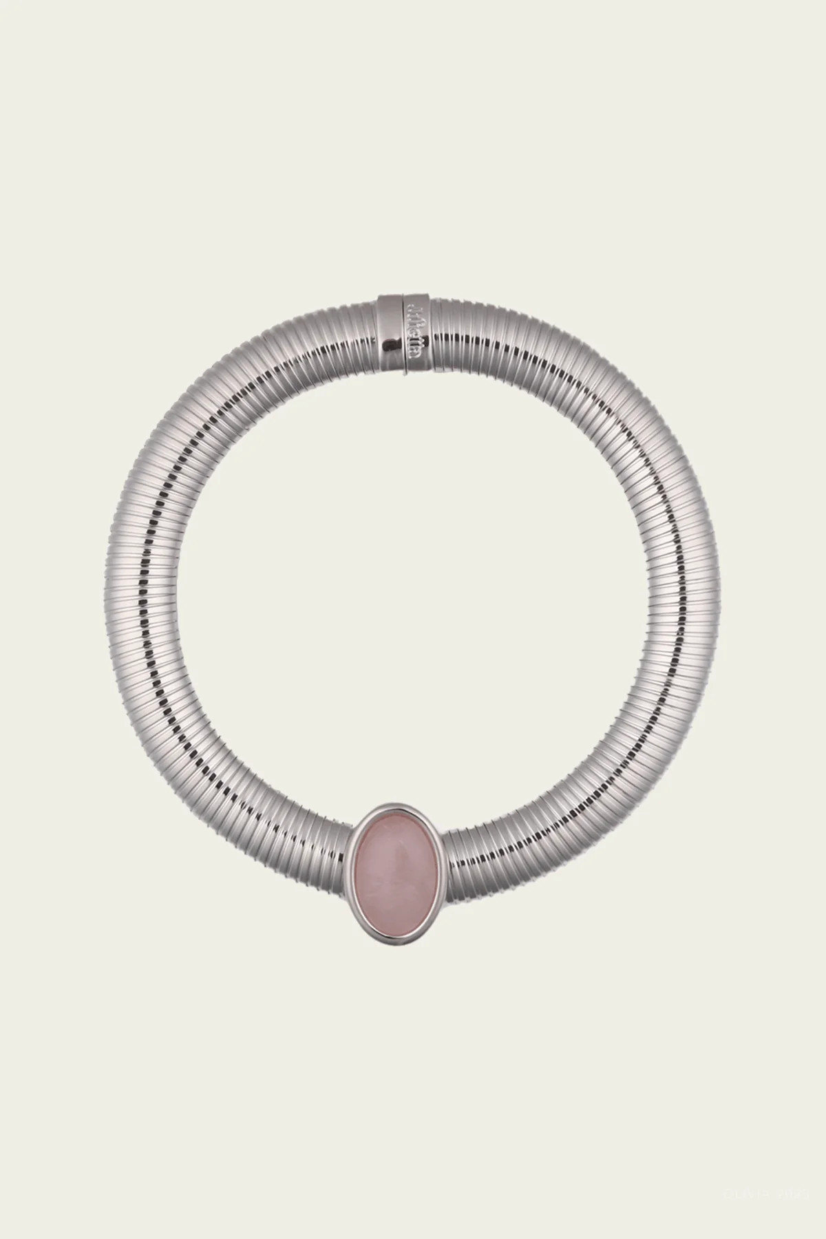 Opyum Necklace in Silver Pink | Shop Olivia