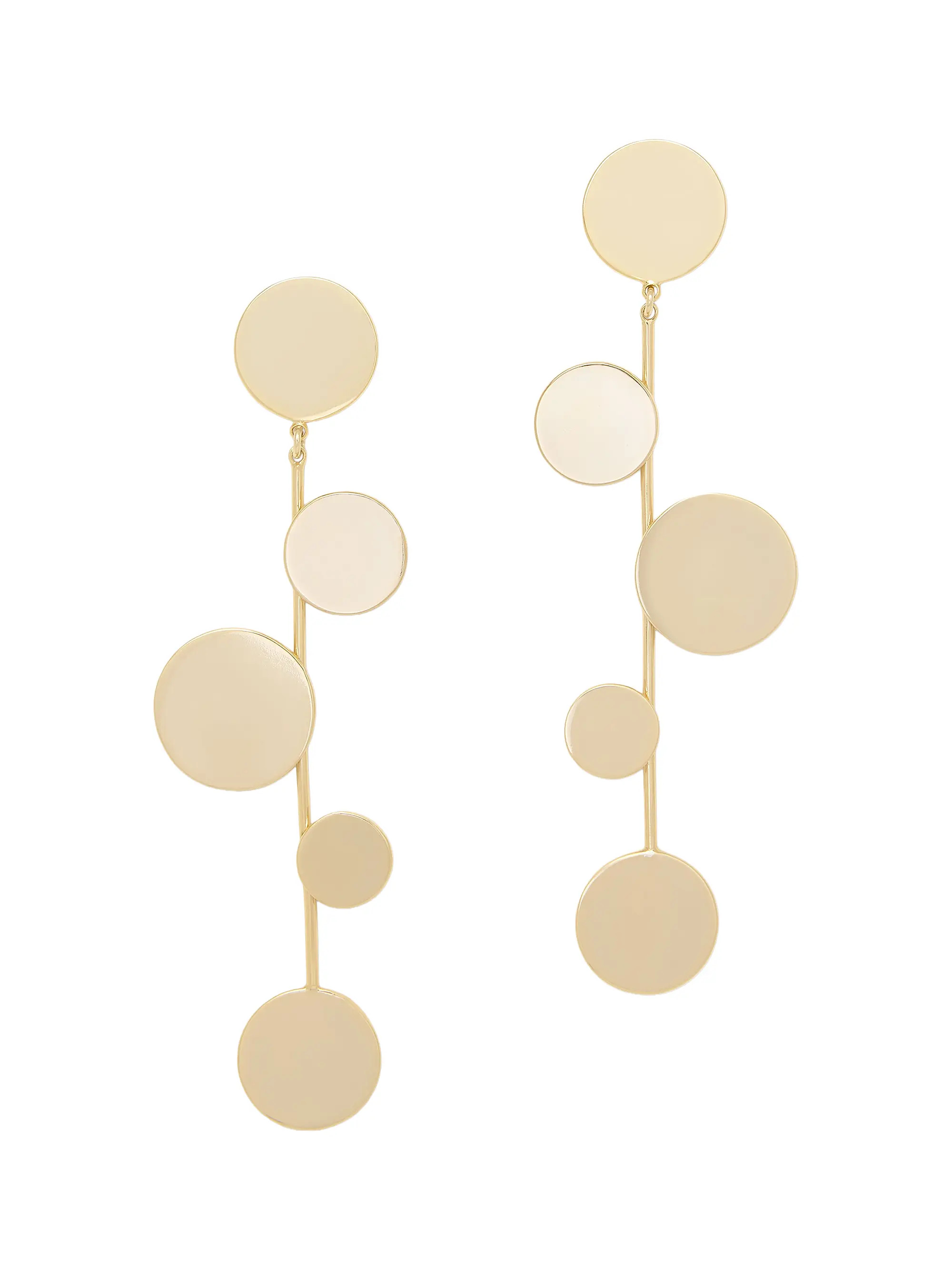 Sparkle Dot Tia Goldtone Drop Earrings | Saks Fifth Avenue