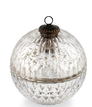 Balsalm & Cedar Silver Mercury Glass Ornament Candle, 5.1-oz. | Dillard's