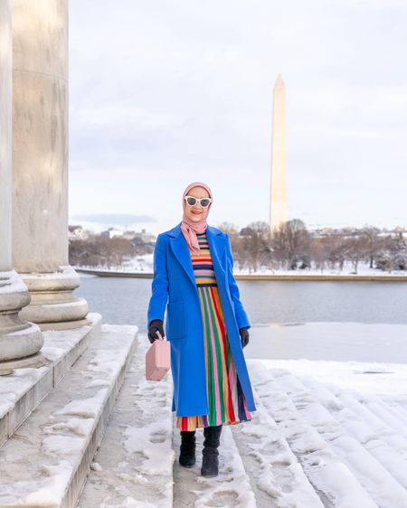 Colorful midi dress to brighten up a gloomy winter day 

#LTKtravel #LTKsalealert #LTKSeasonal