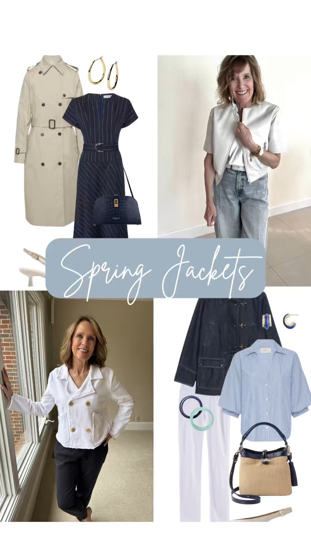 Today’s post is on spring jacket styles. For the unpredictable weather of the season, the right jacket elevates your outfit while keeping you warm. We found so many beautiful jackets.  We narrowed down our choices-Here are a few of the classic and new trends for you to look through

#LTKspringjacket


#LTKSeasonal #LTKootd