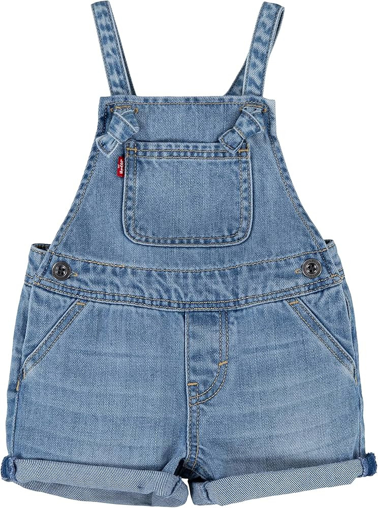 Levi’s Baby Girls’ Denim Shortall | Amazon (US)