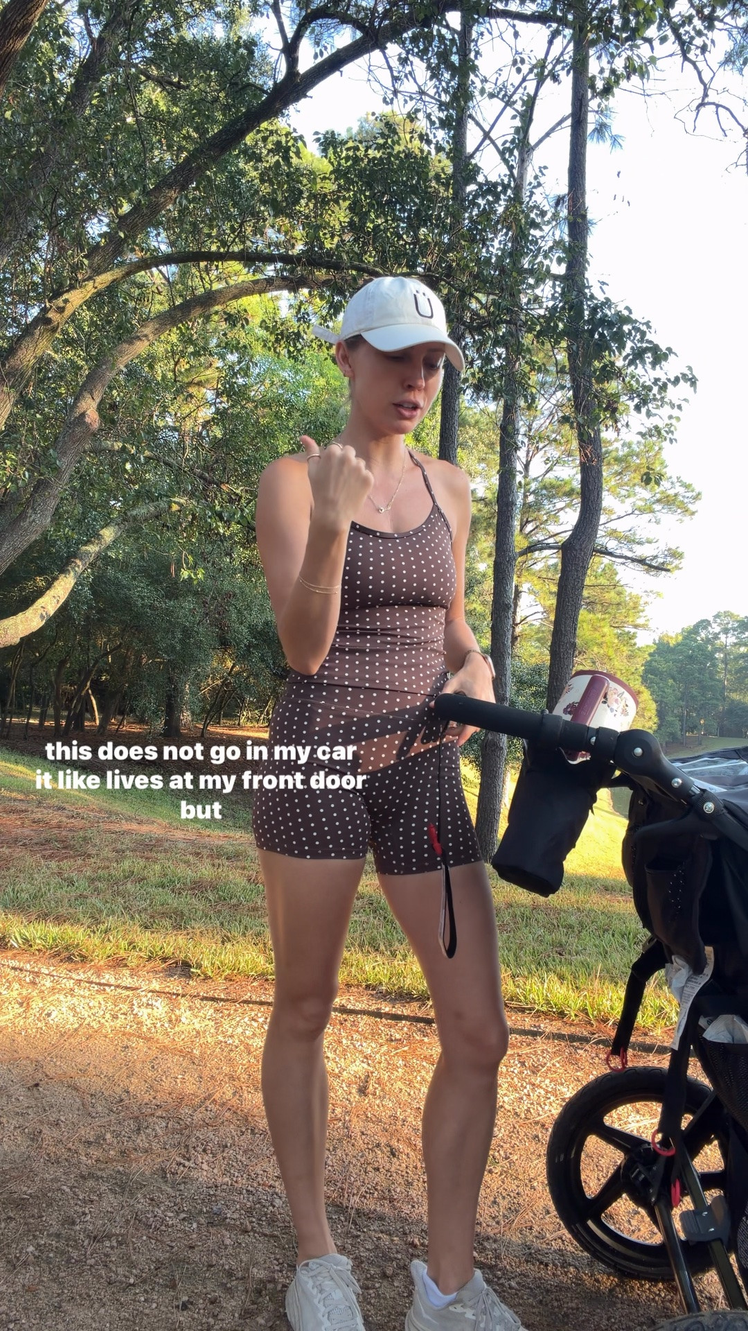 Mom walk outfit of the day! Set in size S! Also obsessed with this double stroller for walks!!!

#LTKmomlife #LTKfitnessgoals #LTKootd