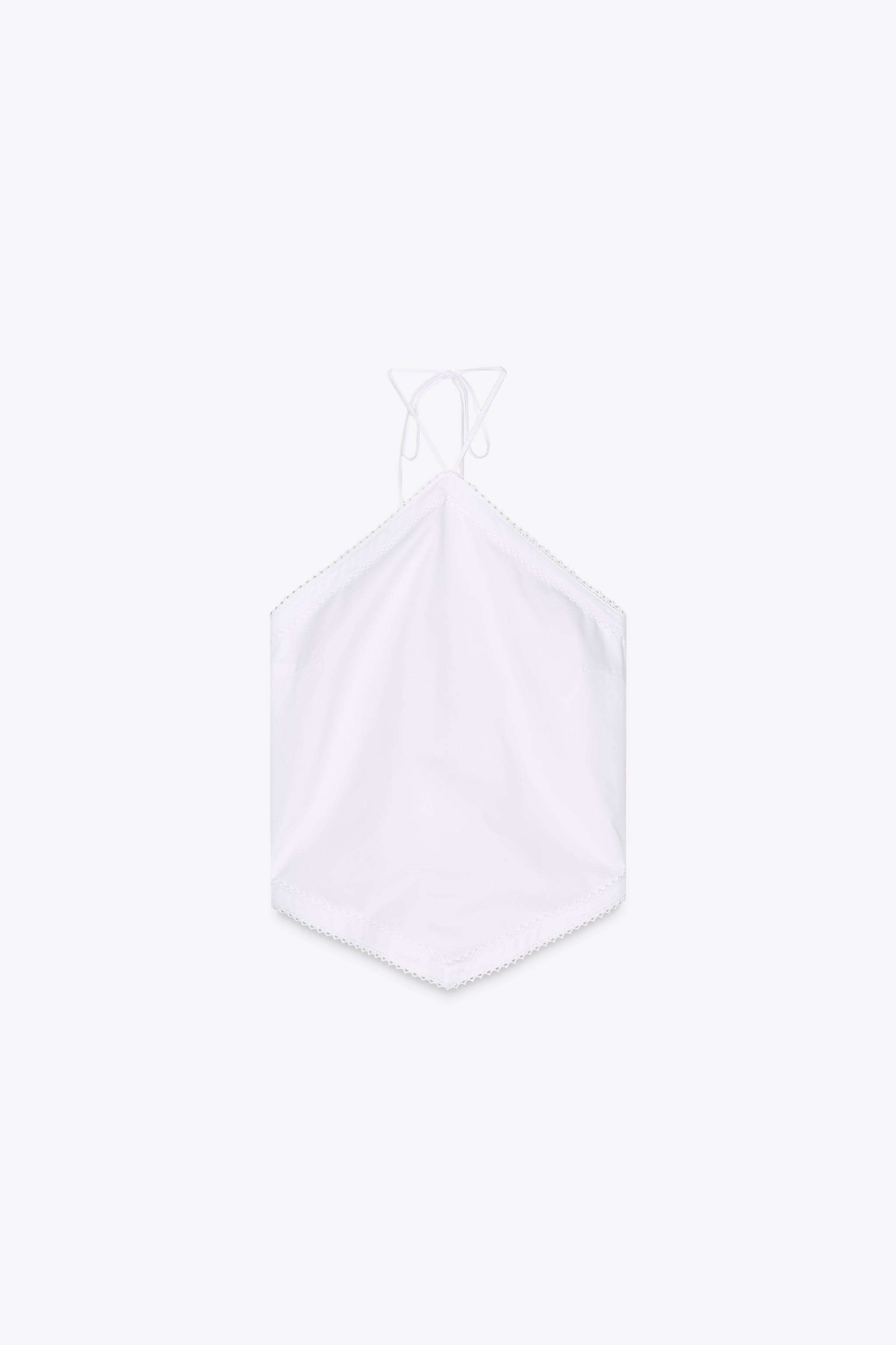 KNOTTED HALTERNECK TOP | Zara UK