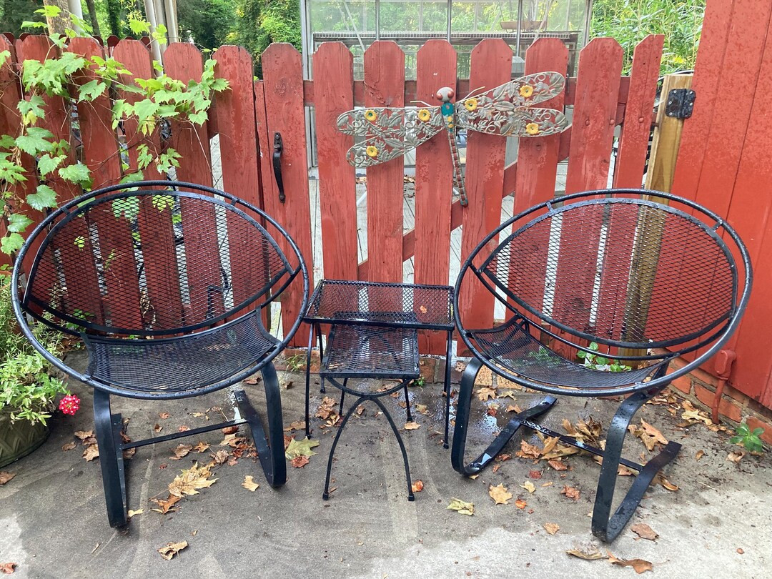 Tempestini for Salterini Cantilever Patio Chairs - a Pair - Etsy | Etsy (US)