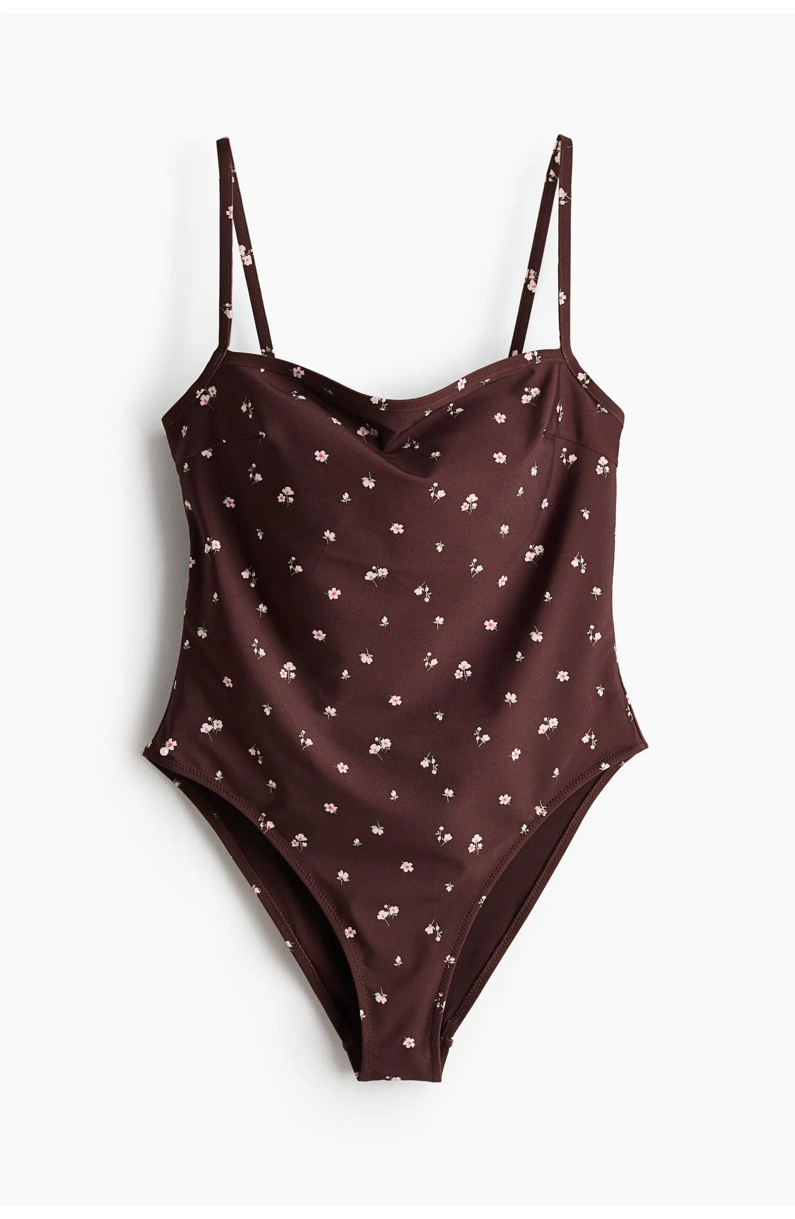 H&M Padded-cup High Leg Swimsuit | Nordstrom | Nordstrom