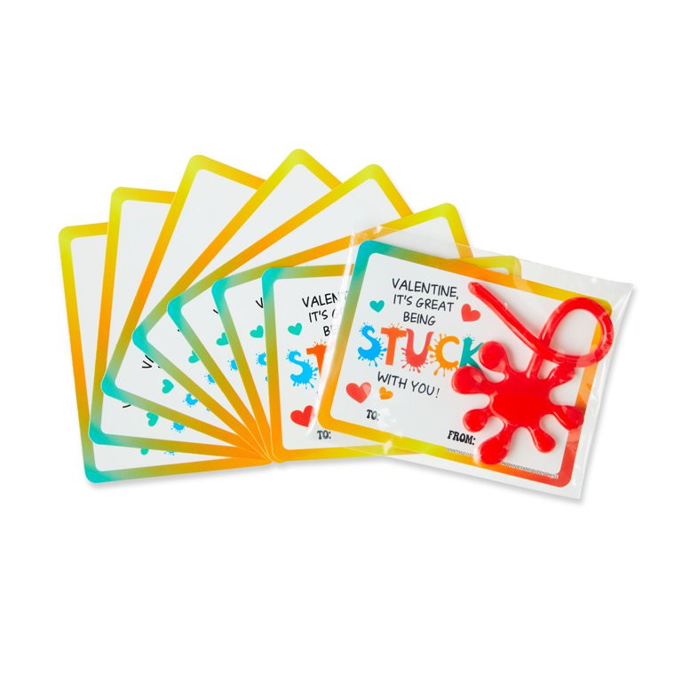 Valentine's Day Sticky Toy Party Favors, 8 Count, by Way To Celebrate - Walmart.com | Walmart (US)