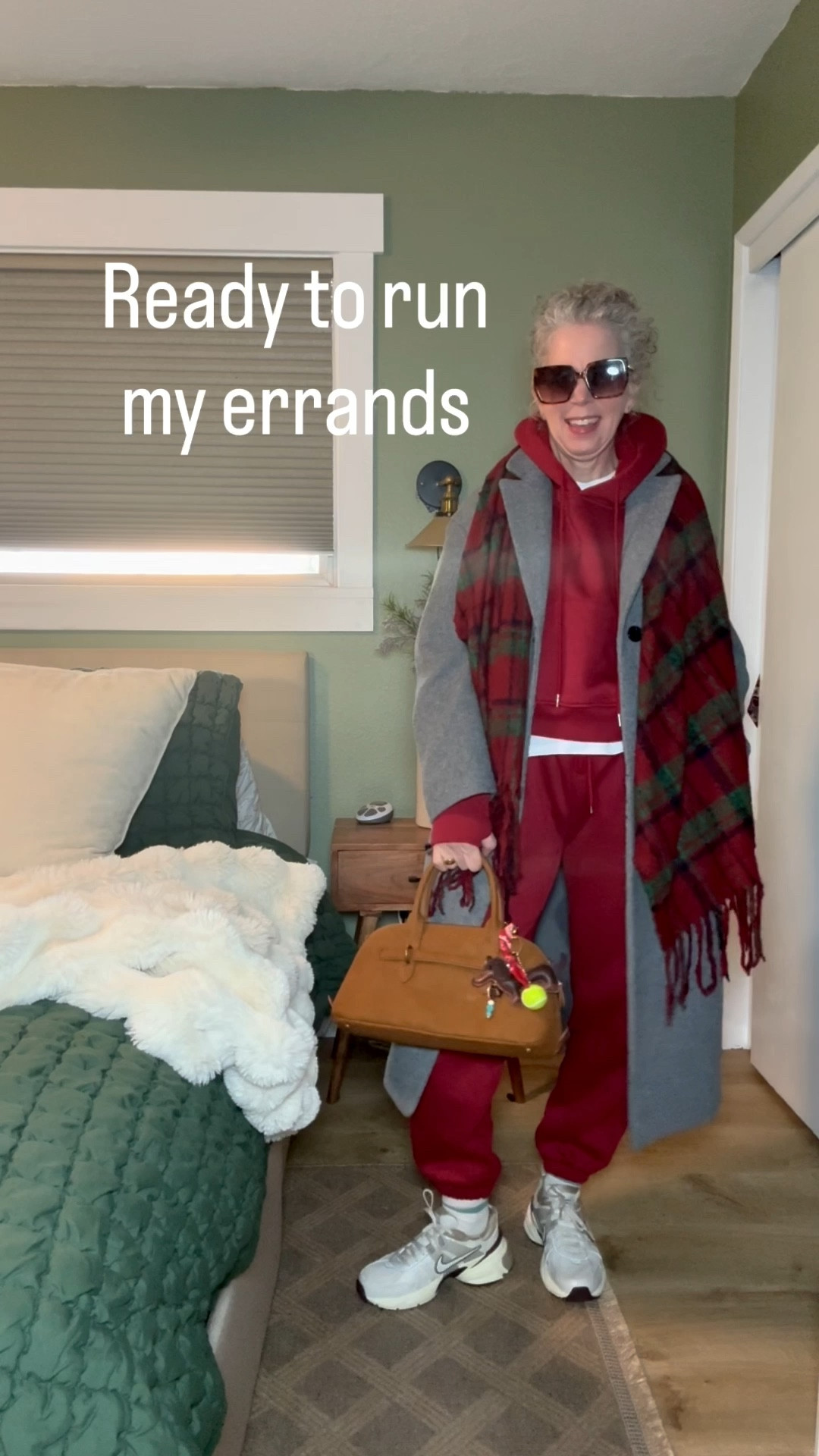 Go from frumpy to out together in a great sweatsuit
Medium two piece
Medium coat mine is last years model 
Tts Sneakers 