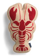 12.5x19 Terry Lobster Outdoor Pillow | TJ Maxx