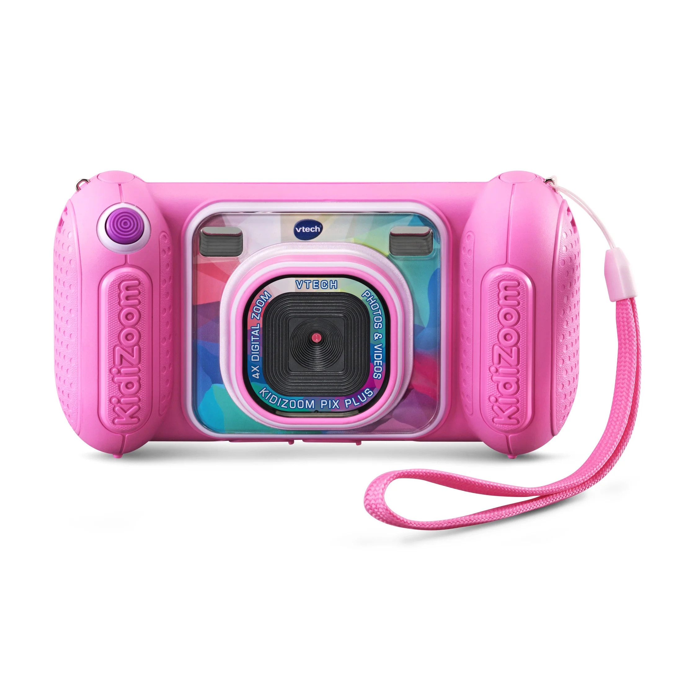 VTech KidiZoom Camera Pix Plus - Pink with Accessories, Baby and Toddler Toys | Walmart (US)