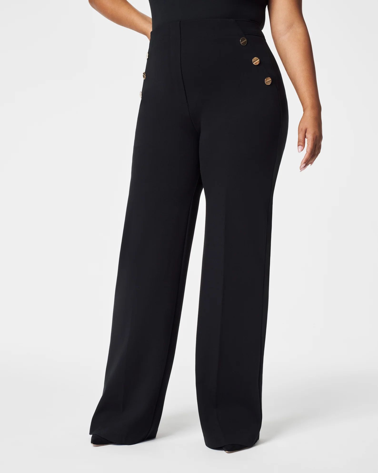 The Perfect Pant, Button Wide Leg | Spanx