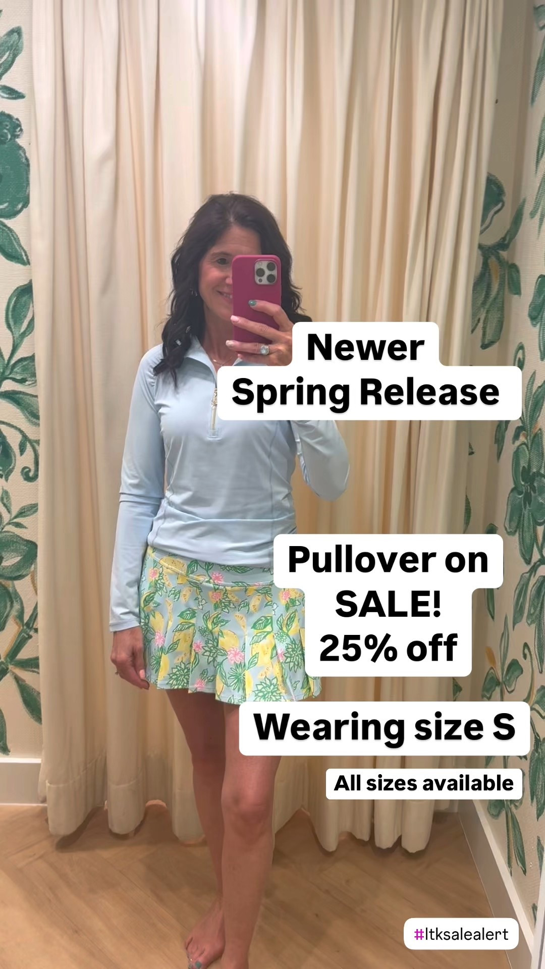 Sale

Newer spring release on sale! 
25% off
All sizes available!!
Wearing a size S 

Lilly Pulitzer, pullover, lemon, lemon skort, the sparkled shell, spring, Luxletic top, activewear, 

#LTKSeasonal #LTKActive #LTKBeauty #LTKTravel #LTKStyleTip #LTKOver40 #LTKSaleAlert