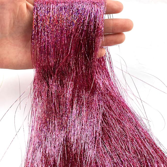 Heyiwell 2000 Strands Tinsel Icicles for Christmas Tree, Xmas,Birthday Party Wedding Decorations ... | Amazon (US)