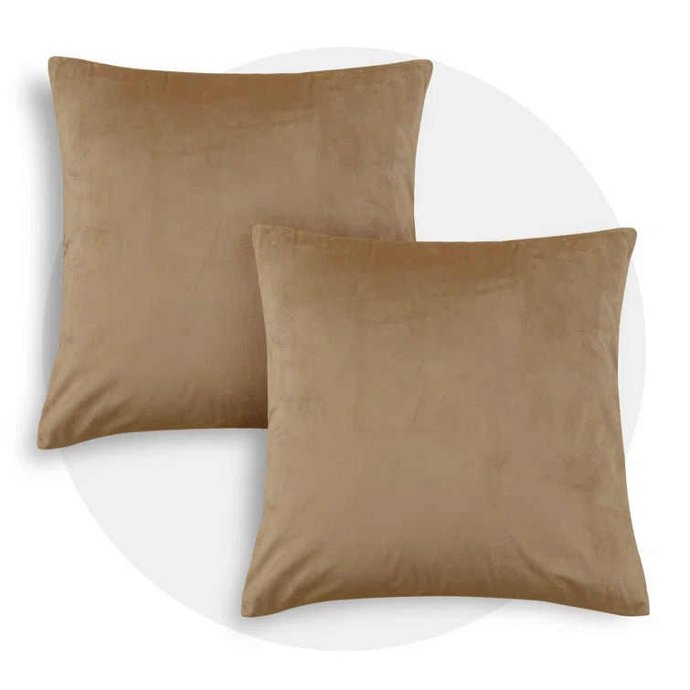 Nicoletti Square Velvet Pillow Cover (Set of 2) | Wayfair North America