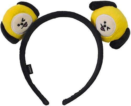 Concept One BT21 LINE FRIENDS 3D Plush Embroidered Womens Headband, Black/Yellow, One Size | Amazon (US)