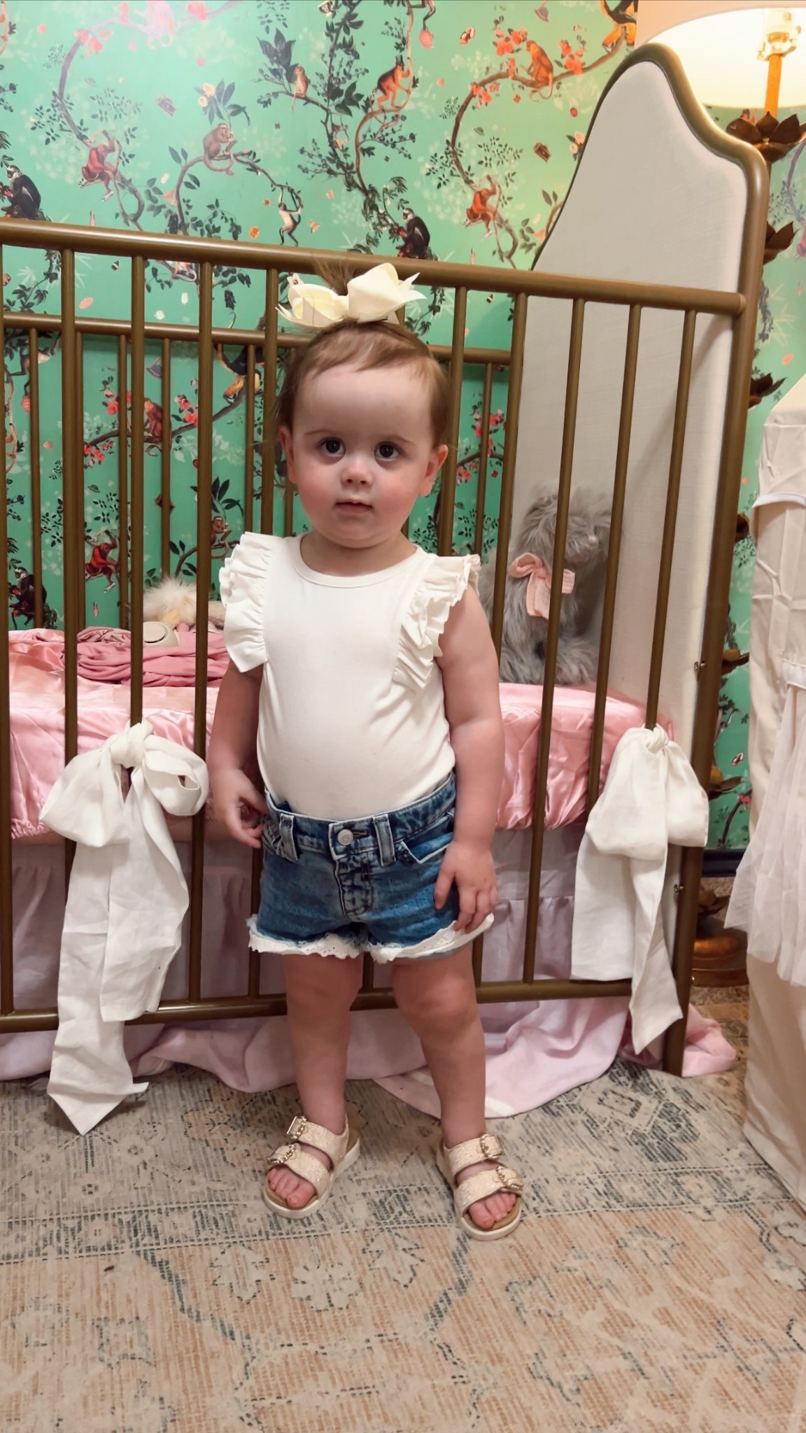 Toddler baby girl target summer shorts spring ruffle bows 

#LTKBump #LTKKids #LTKBaby