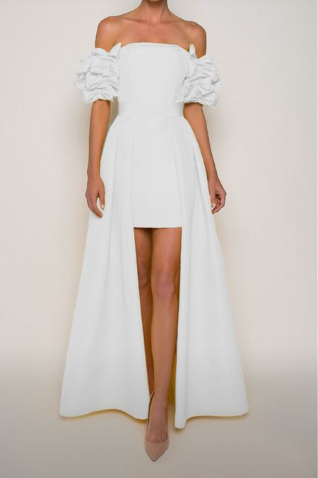 If you are looking for a chic party white dress for your pre wedding events. You need to check out this stunning dress. For the bride that's oh-so-chic, check out this beautiful white dress for your bridal shower, engagement shoot or photo shoot. White dresses are a Bride to Be’s favorite fashion piece for all her prewedding events from engagement party/ shoots, bridal shower, and other events.  #engagementoutfit #bridestyle #bridefashion #bridalshoweroutfitideas #elegantdress #engagementphotooutfit #bridetobe #2023bride #instabride  #whitedress #wedding #bridalwear #instabride #bridegroom #bridalshowerdress#LTKFind 

#LTKwedding #LTKparties #LTKstyletip