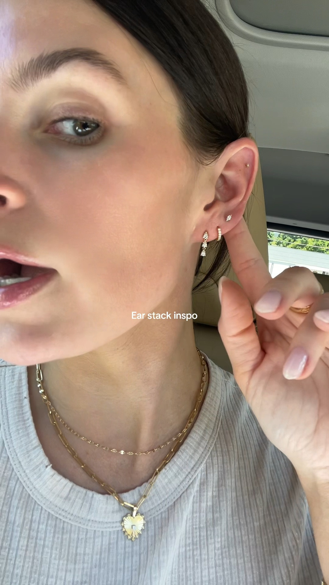My everyday ear stack 
Earrings
Dainty gold earrings 
Jewelry 

#LTKStyleTip #LTKVideo 

#LTKFindsUnder100