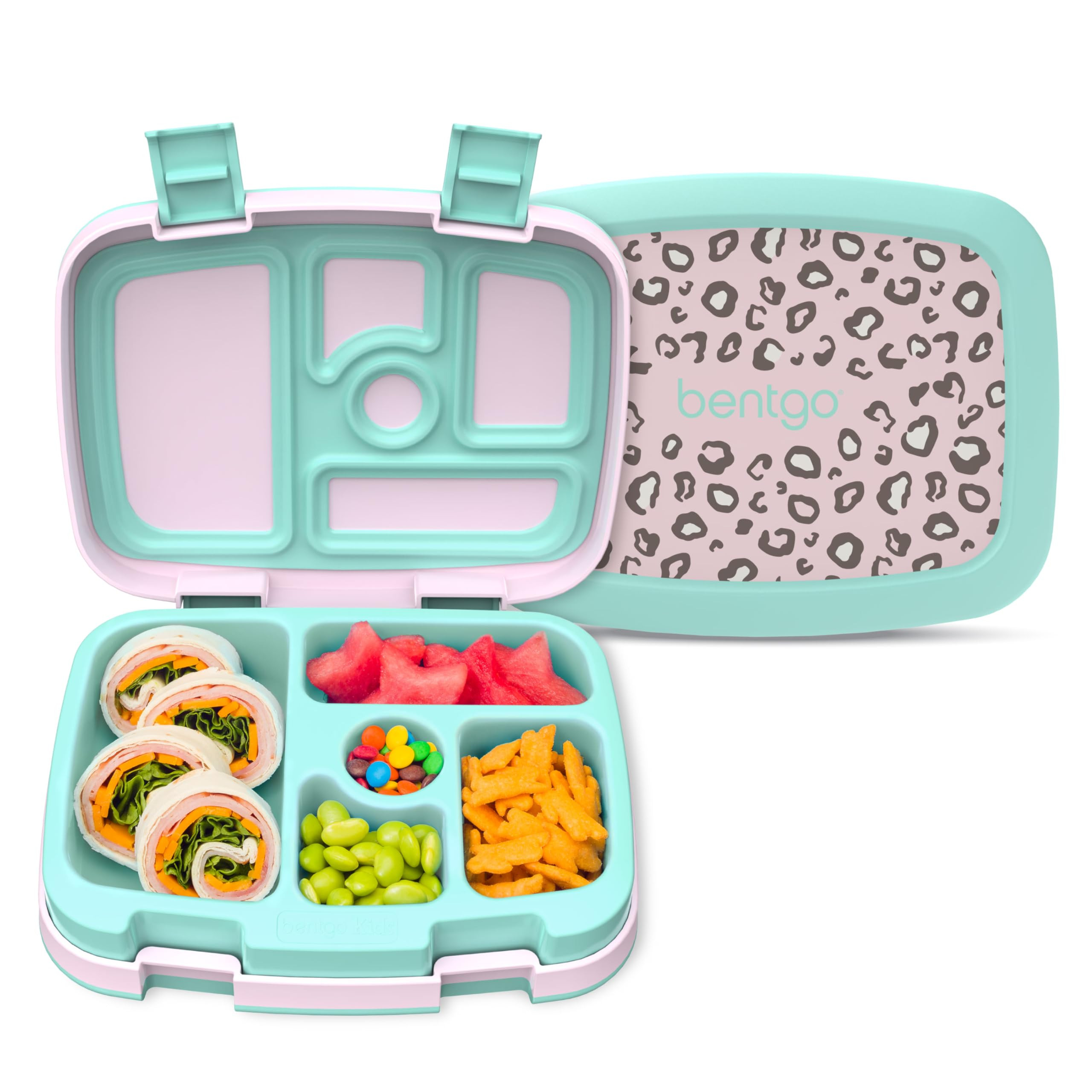 Bentgo Kids Prints Leak-Proof, 5-Compartment Bento-Style Kids Lunch Box - Ideal Portion Sizes for... | Amazon (US)