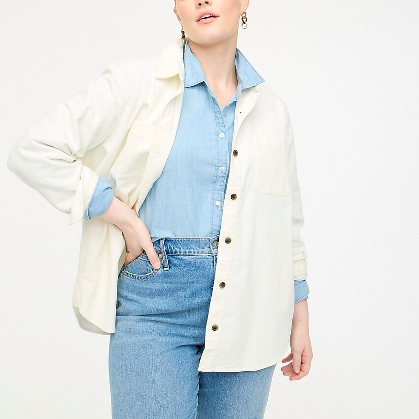 Corduroy shirt-jacket | J.Crew Factory