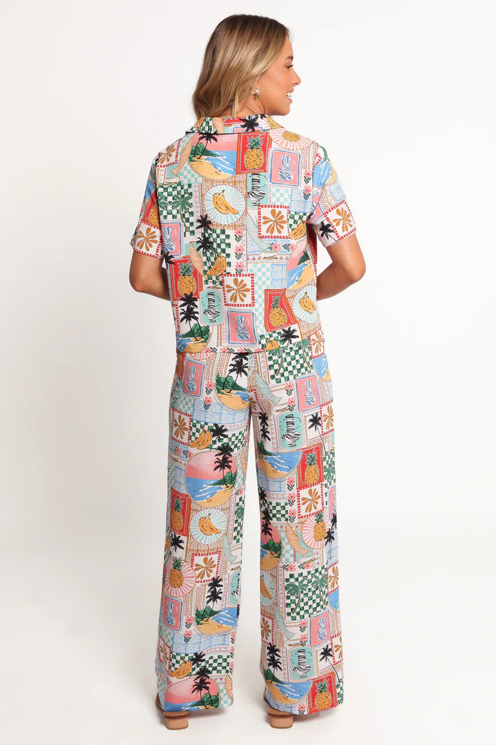 Valeria Pants - Off White Multi | Petal & Pup (US)