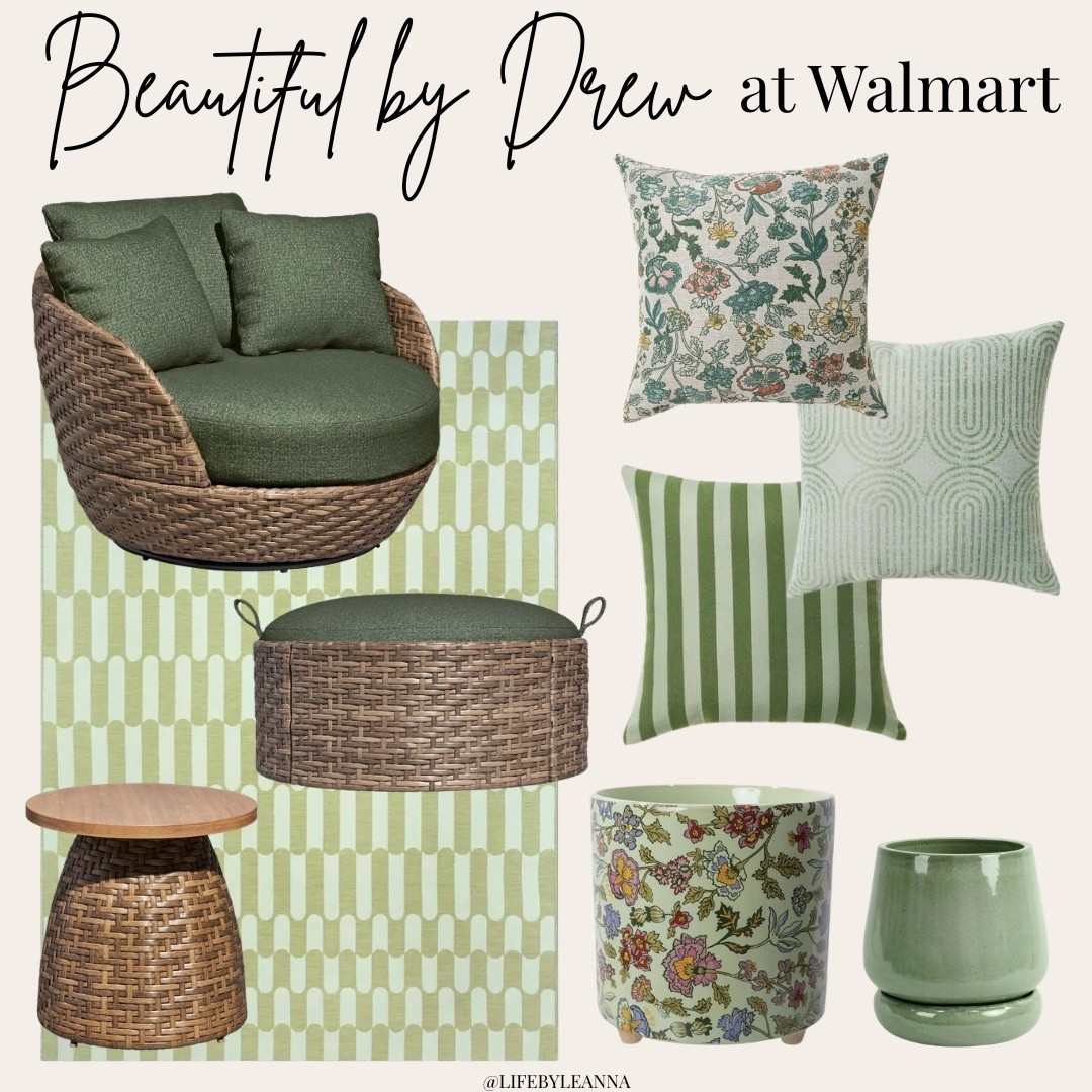 New outdoor collection at Walmart from Beautiful by Drew! The floral with the greens is perfection! 





Walmart / outdoor patio / spring refresh 

#LTKSeasonal #LTKHome