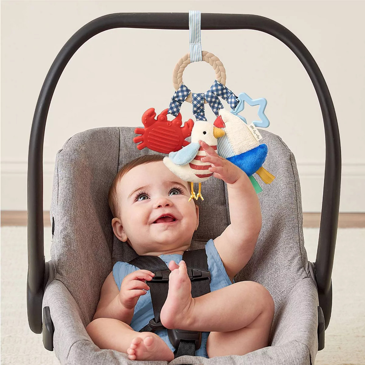 Itzy Ritzy Bitzy Busy Ring Teething Activity Toy - Nautical | Target